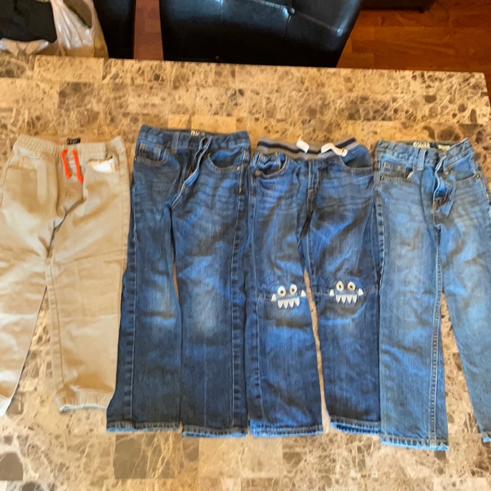 Boys size 5 slim jeans and pants
